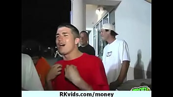 Desperate teen naked in public and fucks to pay rent 4