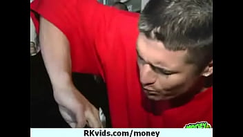 Desperate teen naked in public and fucks to pay rent 4