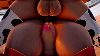 Dickgirl fucks bitch with big butt