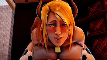 Dickgirl fucks bitch with big butt