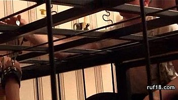 Kinky teen shows off her tight pussy