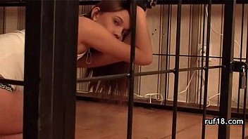 Kinky teen shows off her tight pussy