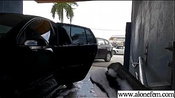 All kind of stuffs put in her holes by kinky girl video 12