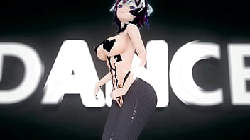 Genshin eula hentai hot sexy dance good night kiss mmd 3d dark crimson hair clip
