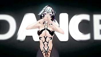 Genshin eula hentai hot sexy dance good night kiss mmd 3d dark crimson hair clip