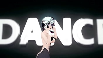 Genshin eula hentai hot sexy dance good night kiss mmd 3d dark crimson hair clip