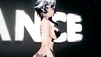 Genshin eula hentai hot sexy dance good night kiss mmd 3d dark crimson hair clip