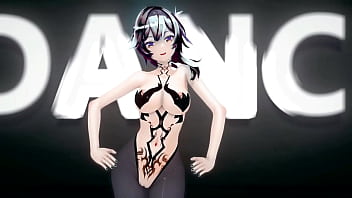 Genshin eula hentai hot sexy dance good night kiss mmd 3d dark crimson hair clip