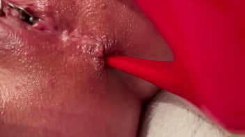 Anal masturbate by high heels and juice pussy after orgasm