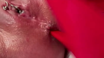 Anal masturbate by high heels and juice pussy after orgasm