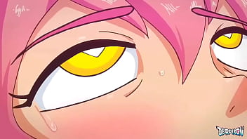 She's getting fucked by rabbit in room and she sucking his dick