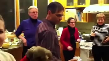 Simone giving jay a piggy back ride in the background beeb amy pam