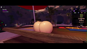 White girl with really massive ass