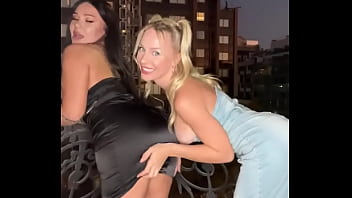 Rt and we send you our pussies in this balcony in dm