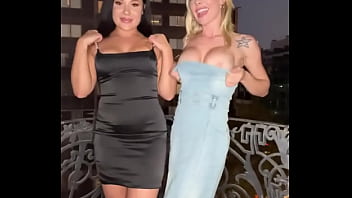 Rt and we send you our pussies in this balcony in dm