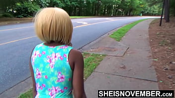 Scary Blowjob In Middle Of Road By Young Black Girl For A Stranger Innocent Msnovember Cheating On Her Boyfriend In Publicbj On Sheisnovember Xxx thumbnail