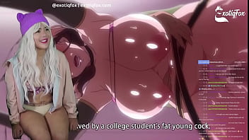 Neighbour's gigantic dick hentai reaction