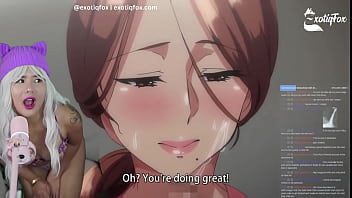 Neighbour's gigantic dick hentai reaction