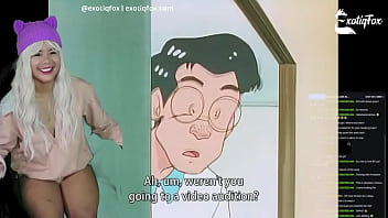 Neighbour's gigantic dick hentai reaction