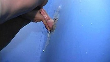 Black babe suck in a gloryhole 16