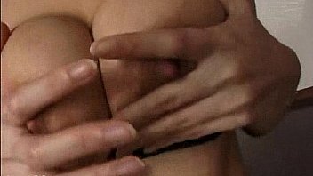 Huge chested asian showing off and getting off