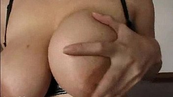 Huge chested asian showing off and getting off