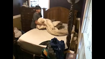 Teen caught playing with himself