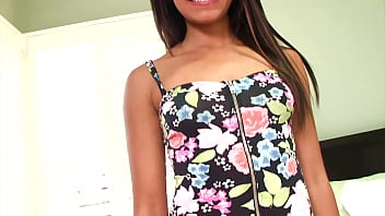 Tinslee reagan 19 yo cutie big cock pov blowjob and huge load cum swallow