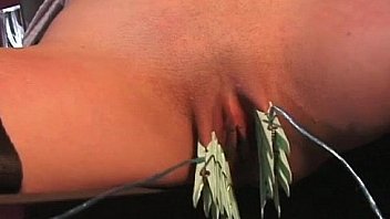 Sexy brunette chick katie gets tied