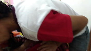 Sucking her husband when he got home from work