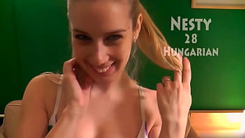 Nesty takes big cock and big facial