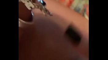 My mistress playing with her pussy