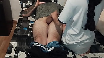 Tragate toda mi leche hermanastra que te dare lo que me pidas