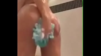 Soapy bath tease