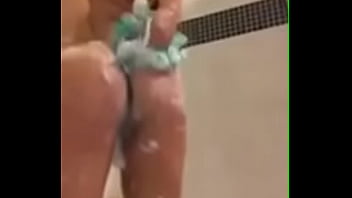 Soapy bath tease