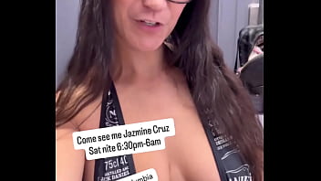 Hey y’all come see me jazmine cruz sat nite 6 30pm 6amplatinum west south carolina