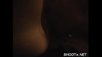 Lusty Brunette Tanya Bouncing On Love Stick thumbnail