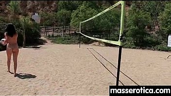 Young innocent lesbian has her tight little flower penetrated 9