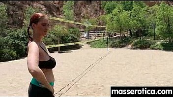 Young innocent lesbian has her tight little flower penetrated 9