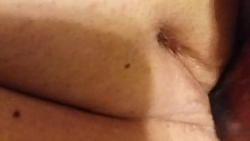 Pretty pussy gets wet from toy