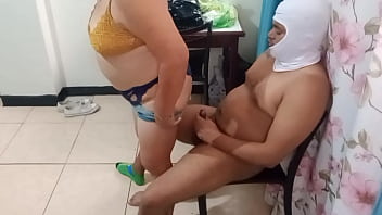 How nice it is that the 70 year old mature milf rides my cock