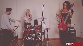Rhythmic exercises two busty babes get fucked by music teacher Rhythmic exercises two busty babes get fucked by music teacher
