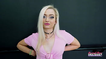 Blonde Beauty Starlette Storm Stuffs Her Pussy With A Dildo And A Big Cock thumbnail