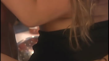 Smooth blonde amy hikes up her tank top so alex can get a load of her firm breast but