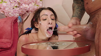 Beautiful latina gih spanic gets hard and dirty anal fucking with piss in throat from monster cock eks550