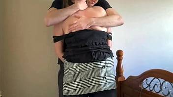 A girl in the office was rude to you so you chat up her mum then give it to her hardcore tit slaps brutal face fuc