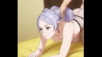 Frieren aburrida con su novio hentai