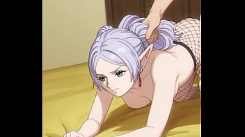 Frieren aburrida con su novio hentai