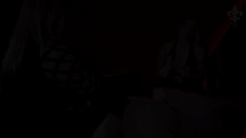 Fisted by two dommes