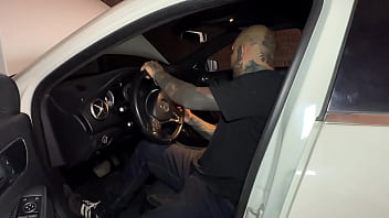 The mechanic fucks jennie in the garage while her husband is home